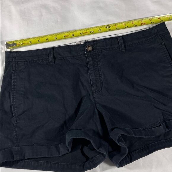 Old Navy womens black Perfect 3.5" Shorts flat front chino shorts - size 14 - Picture 9 of 9